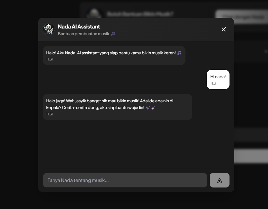 Chat dengan Nada AI